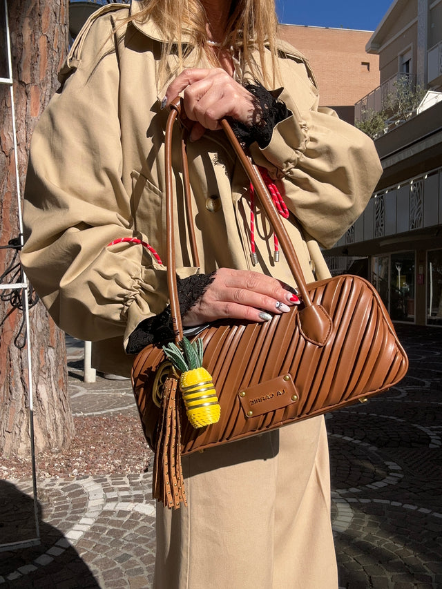 Borsa a Mano Plissè