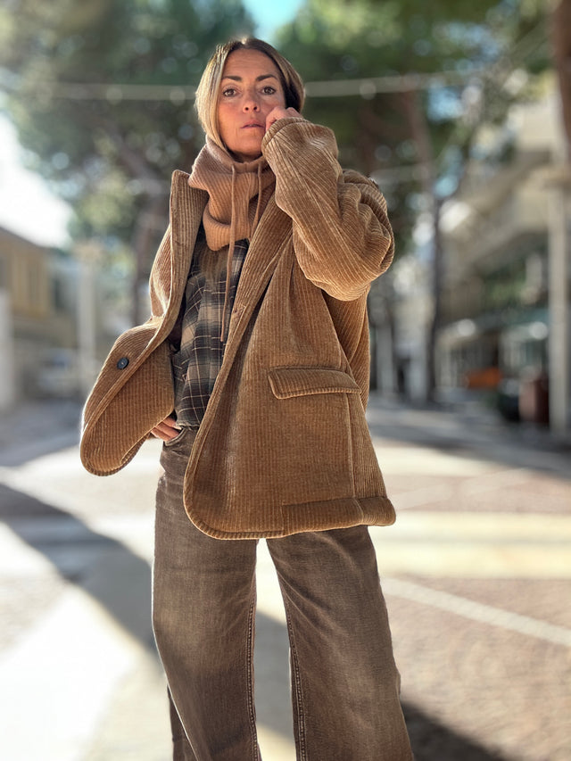 Blazer Cappottino Velvet