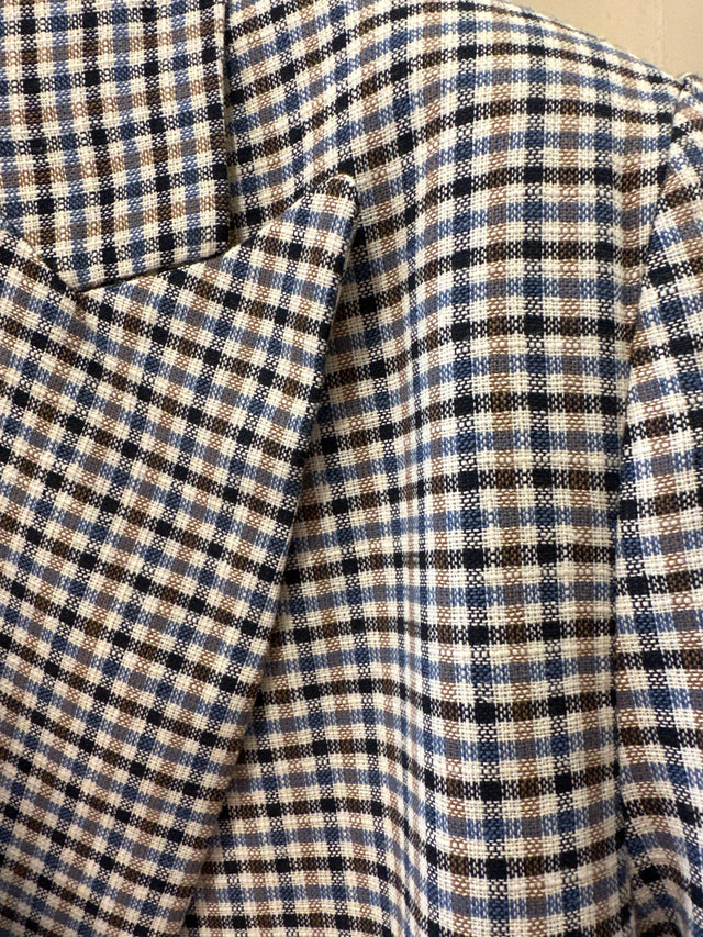 Blazer check doppiopetto