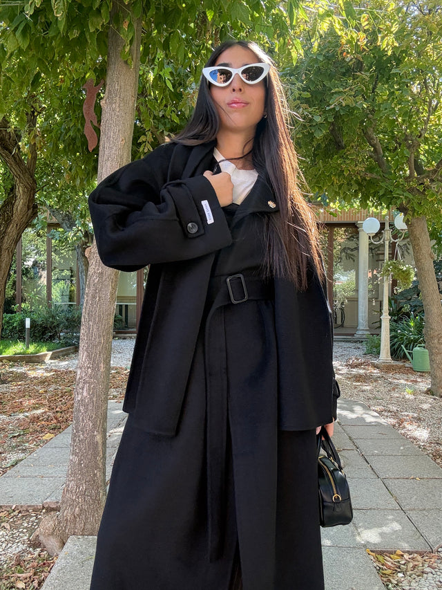 Cappotto con sciarpa