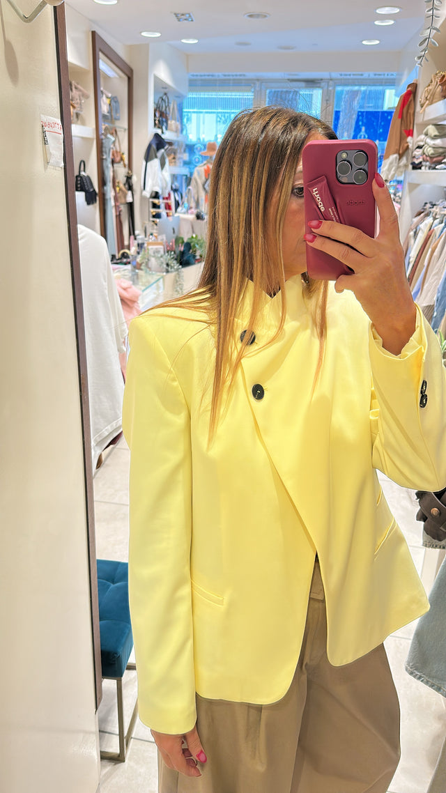 Blazer Asimmetrico Yellow