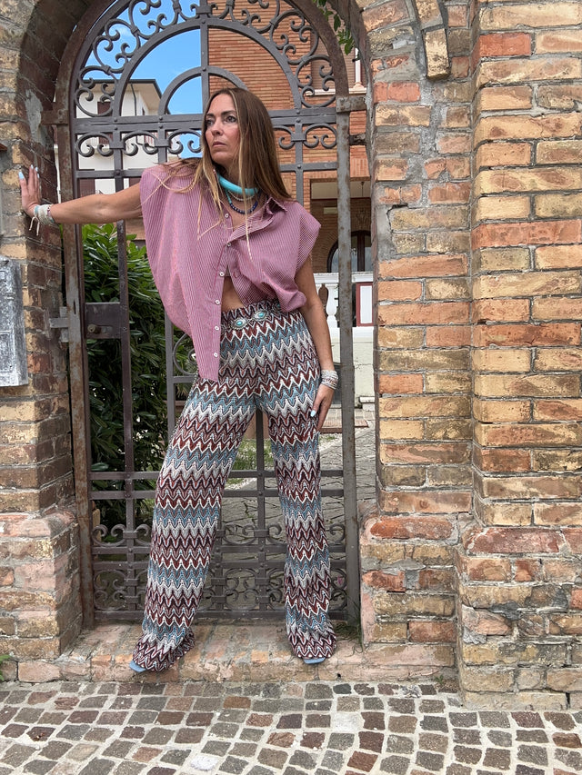 Pantalone Missoni Turchese