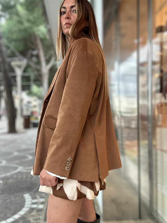 Blazer Suede Fiore