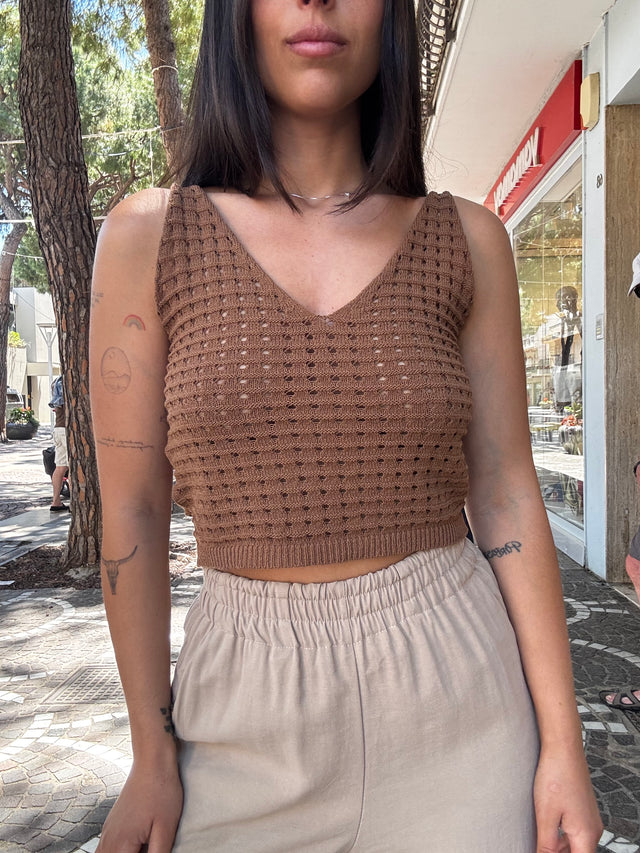 Top crochet Saint Tropez