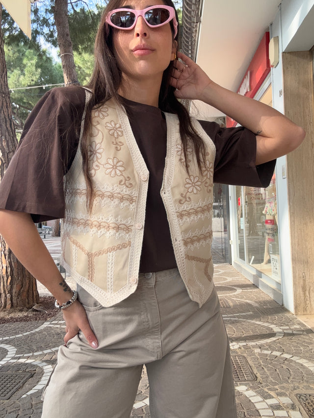 Gilet Ricami