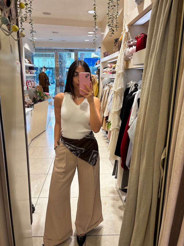 Pantalone Diana con bandana