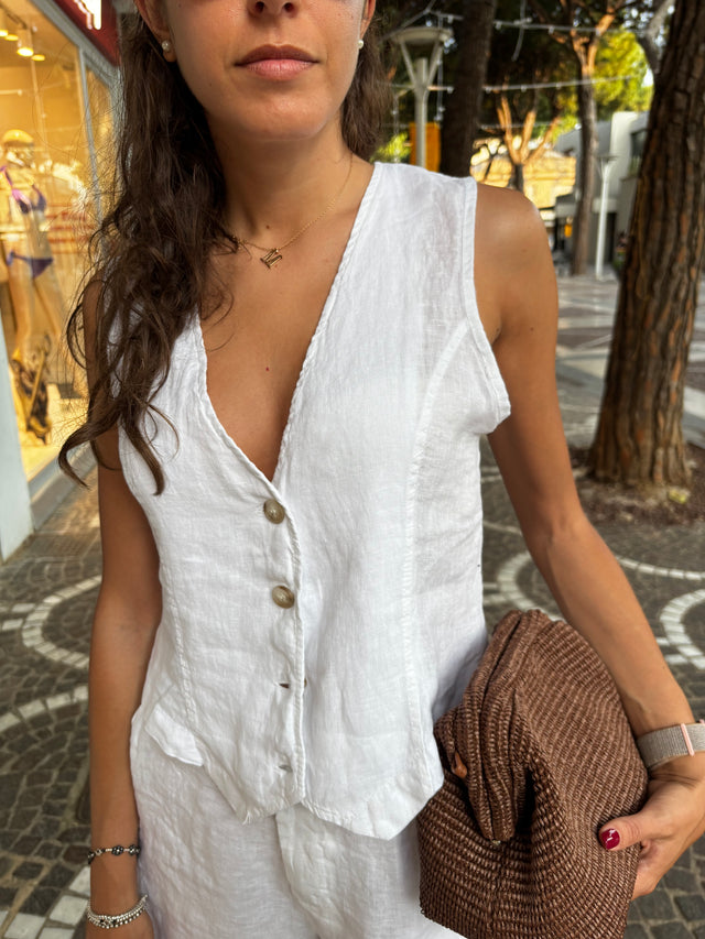 Gilet Lino