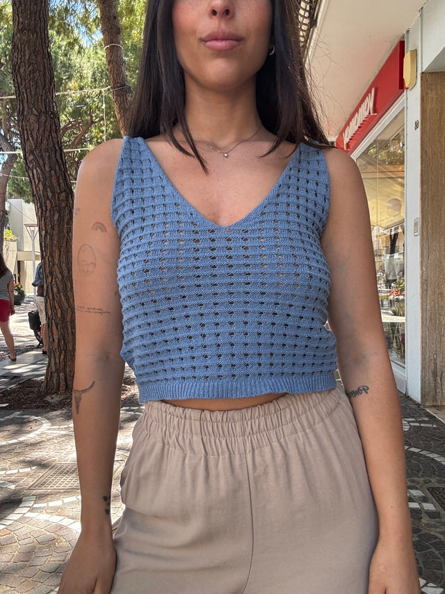 Top crochet Saint Tropez