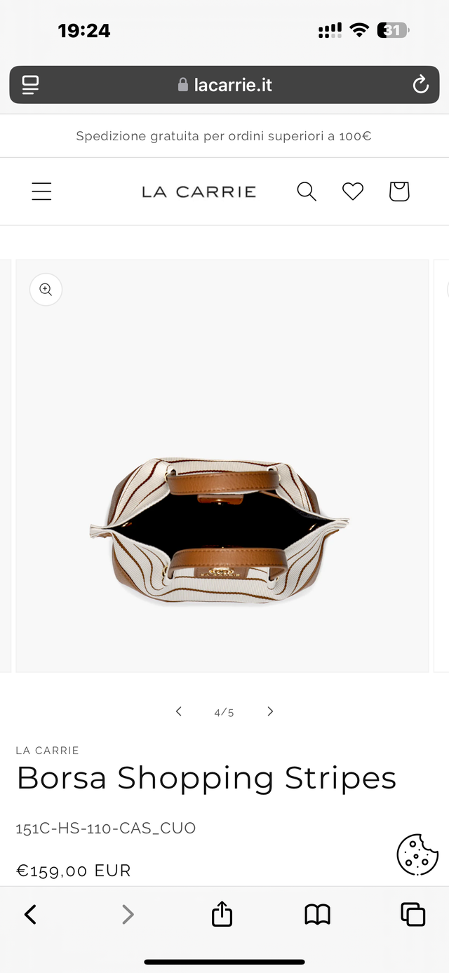 Borsa Mini Stripes