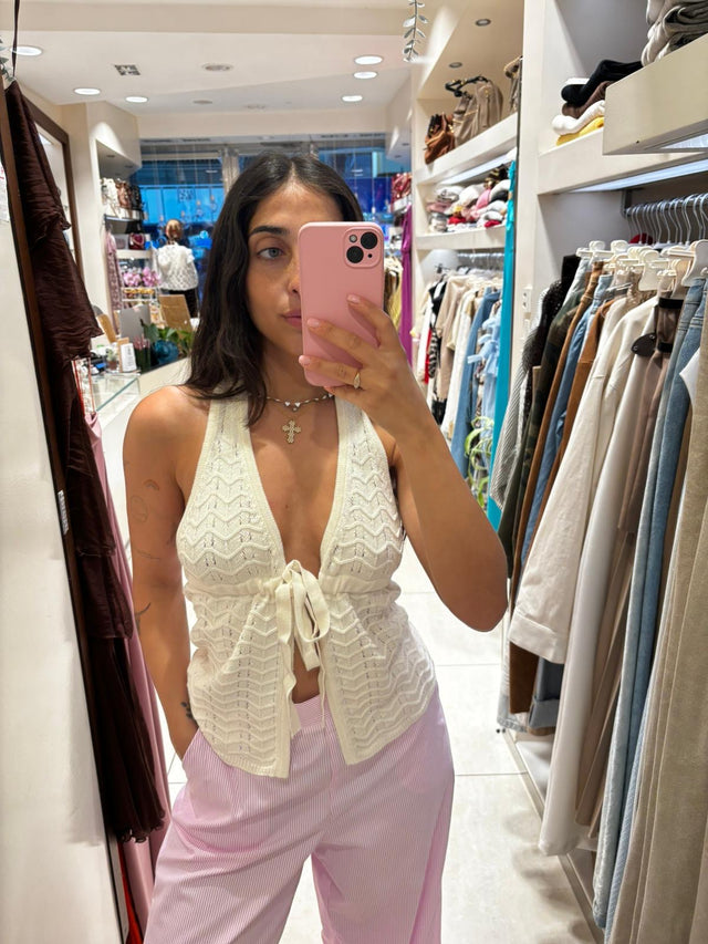 Top Crochet Fiocco