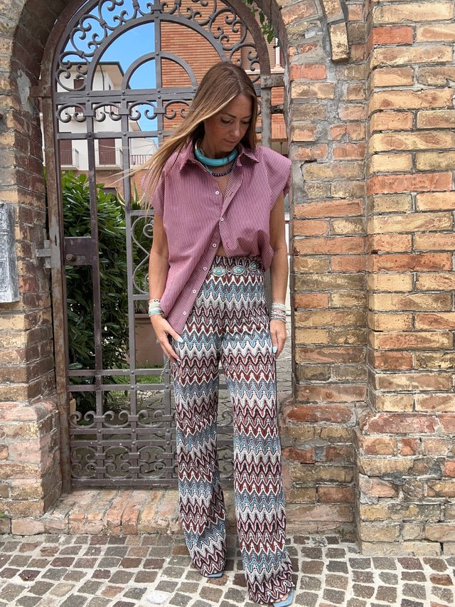 Pantalone Missoni Turchese
