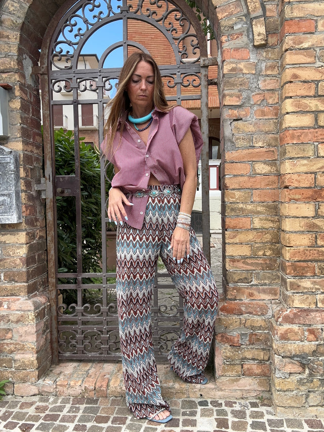 Pantalone Missoni Turchese