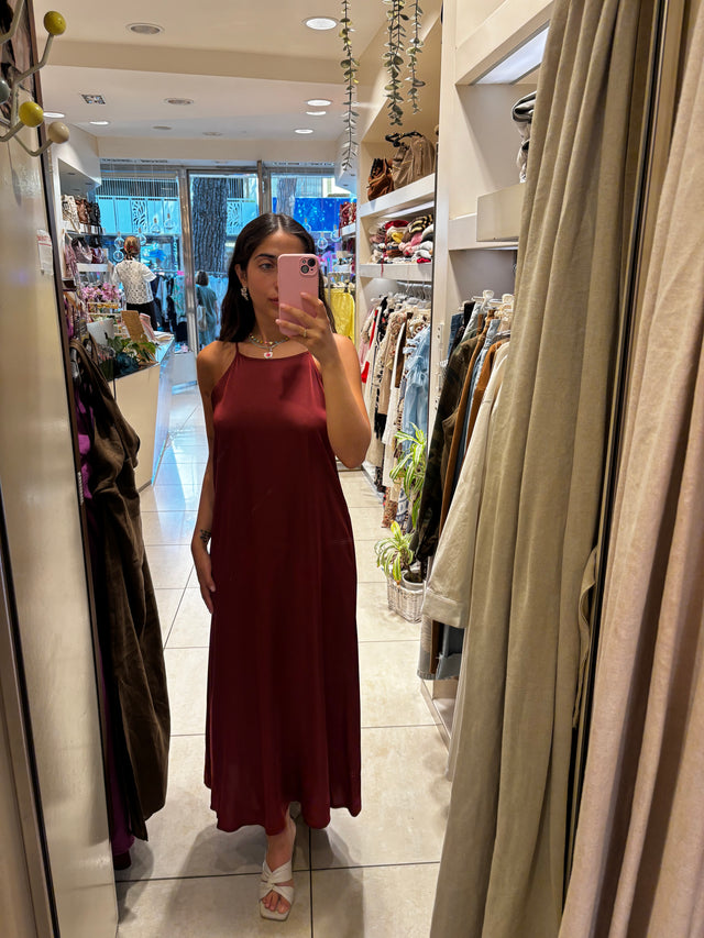 Vestito satin Vicolo