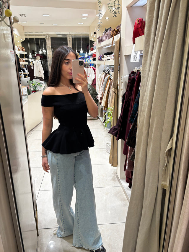 Maglia Kylie con spalle scoperte