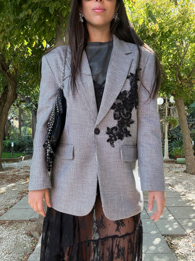 Blazer con ricamo