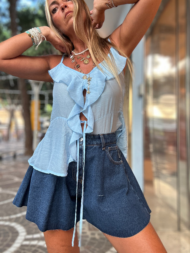 Shorts Jeans Butterfly