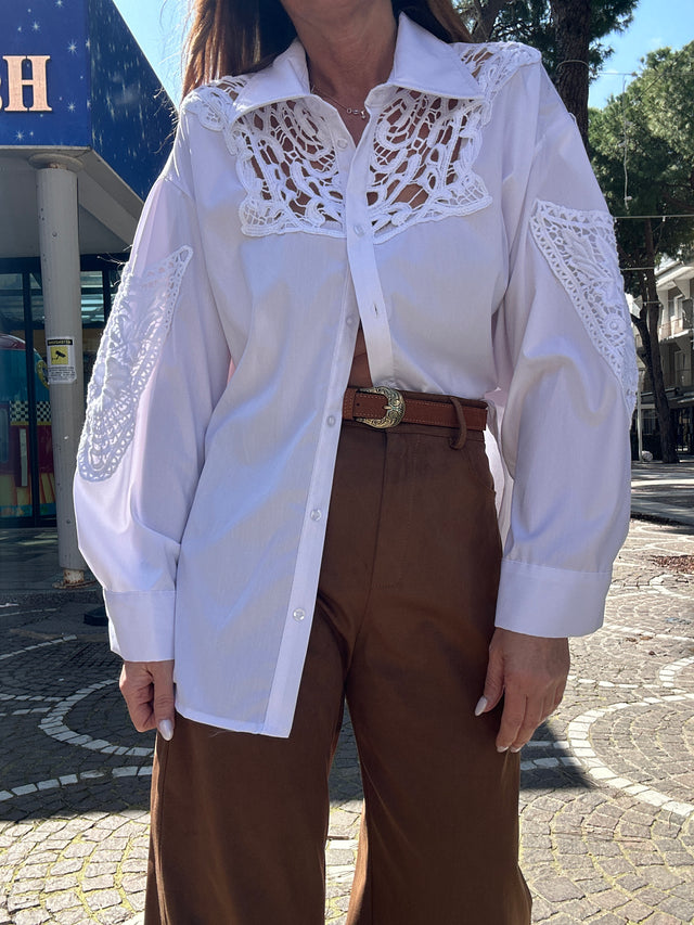 Camicia Macramè